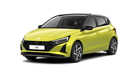 Hyundai i20 em fundo branco — imagem oficial Hyundai Portugal